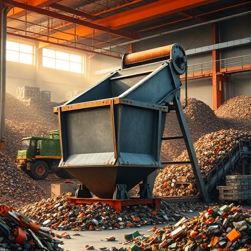 debris hopper types manufacturing metal industrial equipment efficiency